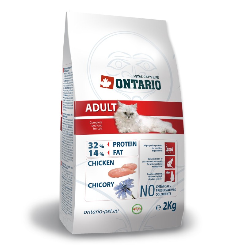 ONTARIO ADULT CAT CHICKEN 2 kg