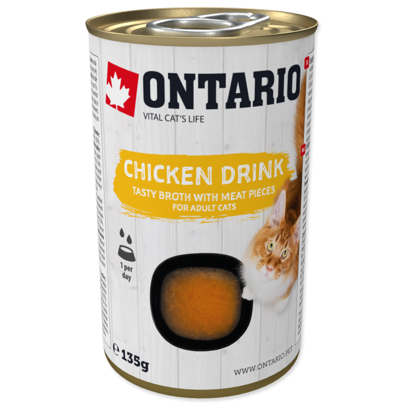 Ontario Cat Drink Chicken 135g (12)