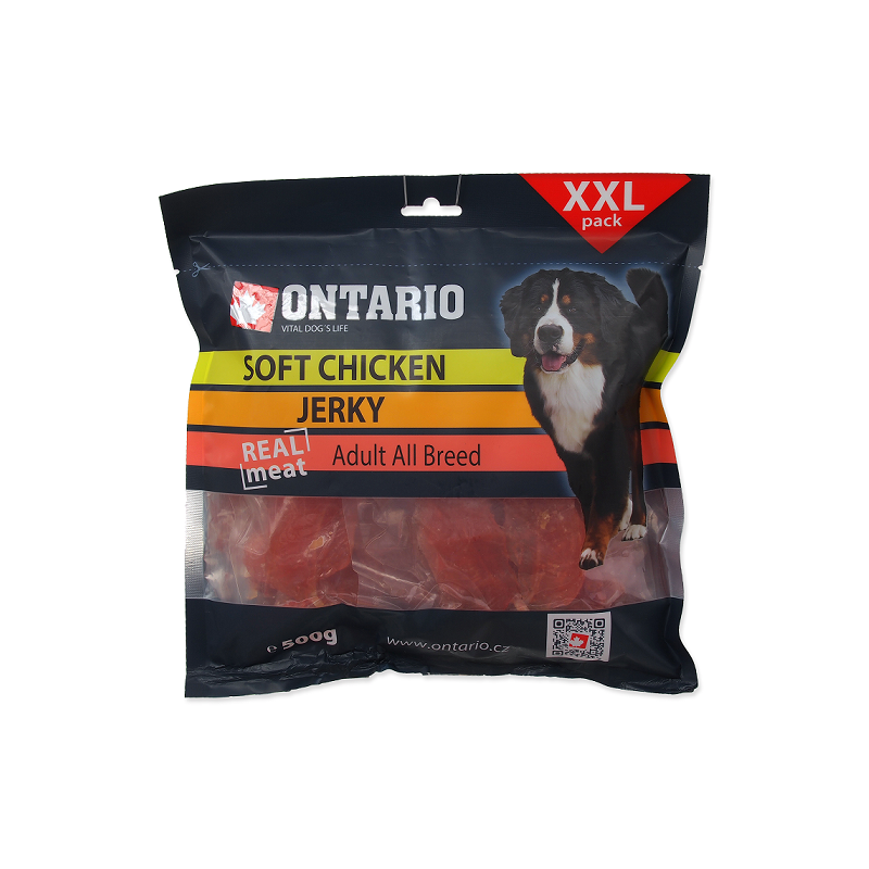 ONTARIO Snack Blød kylling jerky 500g (6)