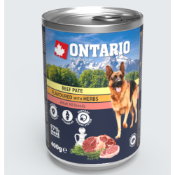 Ontario dåse. Oksekødspaté med urter 400g (6)