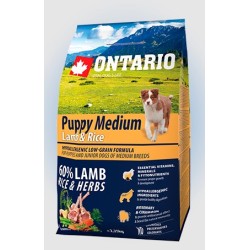 Ontario Adult Medium Lamb & Rice 2,25kg