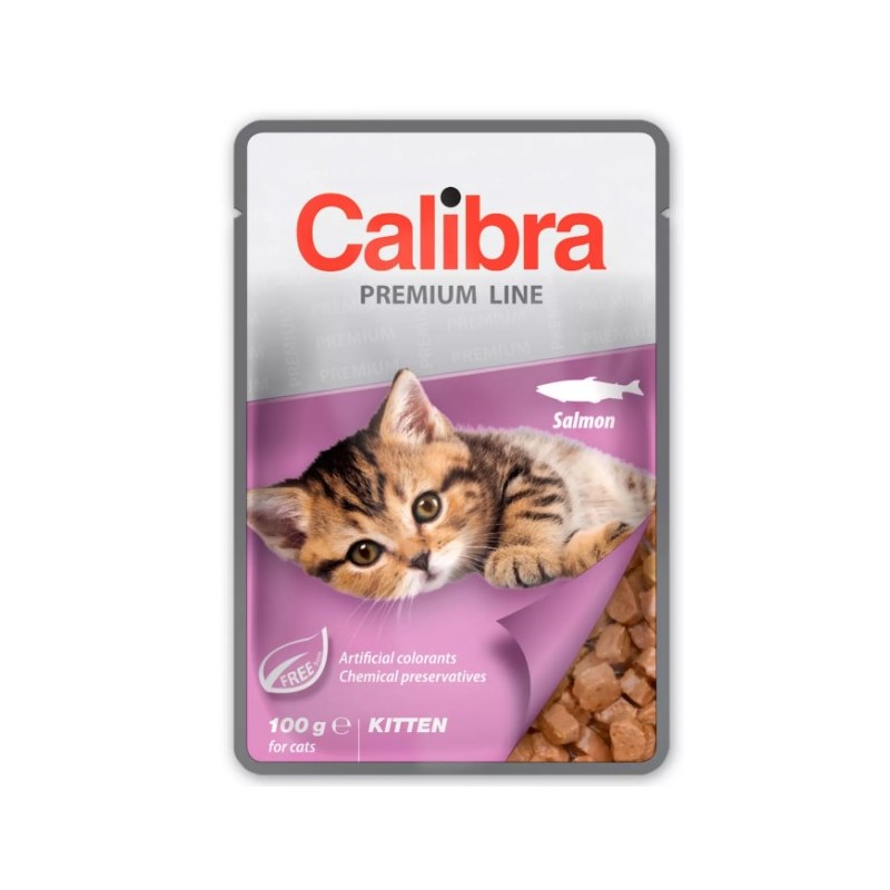 100g Calibra vådfoder kitten Laks (24)