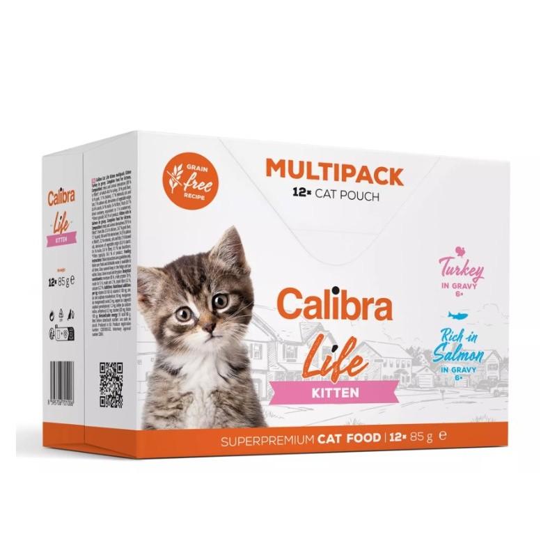 Calibra Cat Life-poser Kitten Multipack 12x85g
