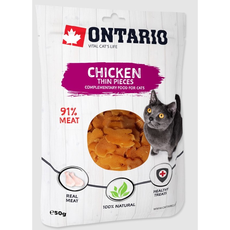 ONTARIO Cat Chicken Thin Pieces 50g