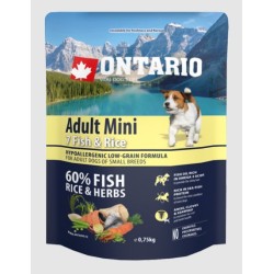 ONTARIO ADULT MINI FISH & RICE sample 100 g