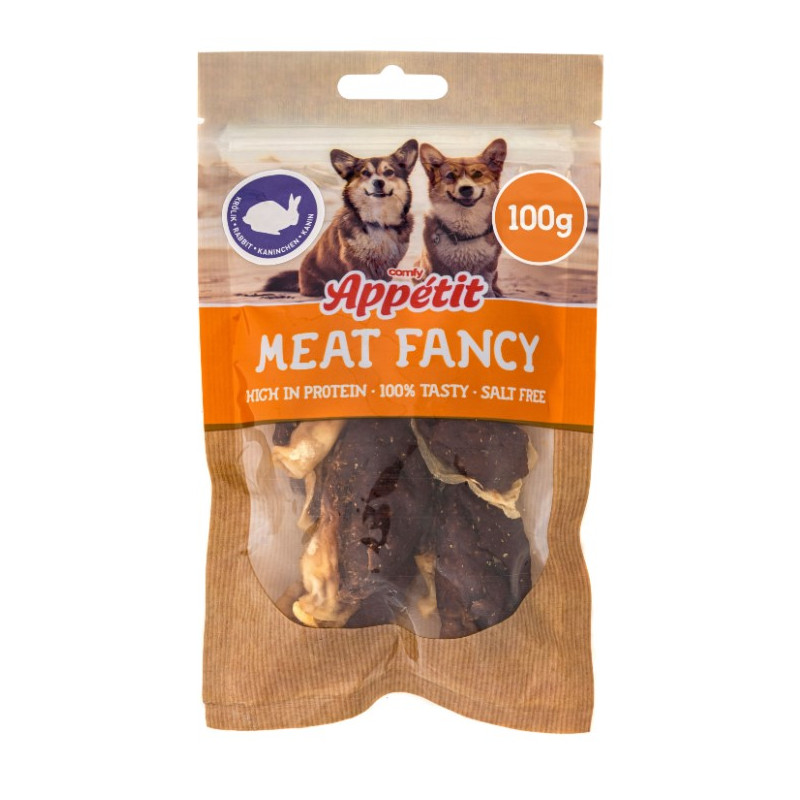 COMFY APPETIT MEAT FANCY RABBIT EAR WITH RABBIT MEAT 100g