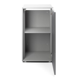 CABINET GLOSSY CUBE 50x50x90 GRÅ