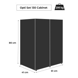 CABINET OPTISET 130 BLACK