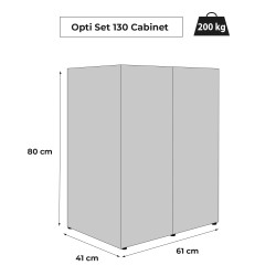 CABINET OPTISET 130 GREY