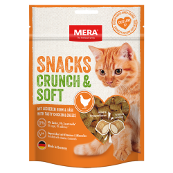 Mera Crunch&Soft Kylling&Ost 200g. Kat