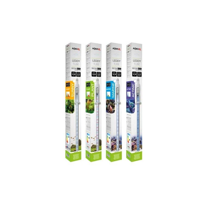 Aquael Leddy LED rør 16W retrofit Actinic - 85-90cm akvarie