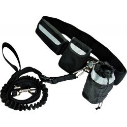 Jogger-kit -Bælte med taske /fastspænd hundens line
