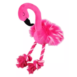 Flamingo med bidereb 40cm
