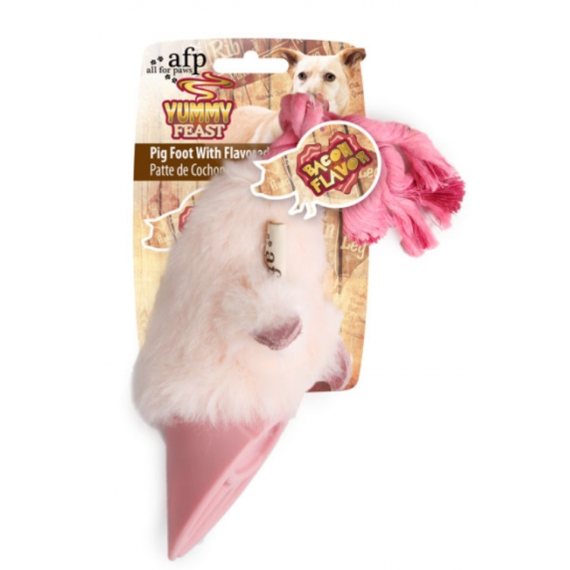 "YUMMY FEAST" COW FOOT WITH FLAVORED ROPE